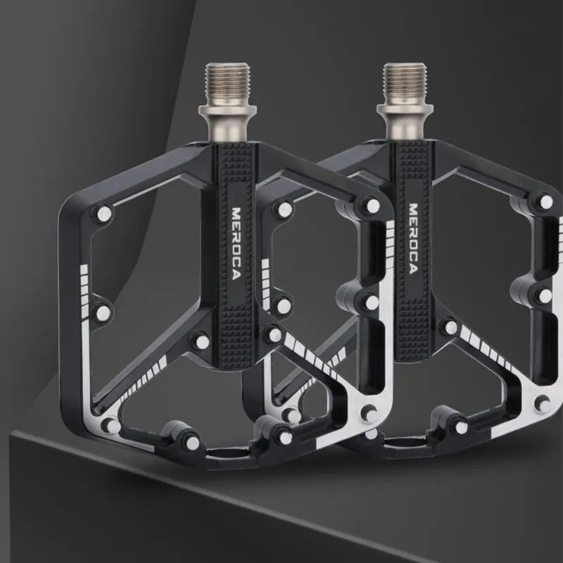 Aluminum alloy bike pedals lightweight flat platform design
