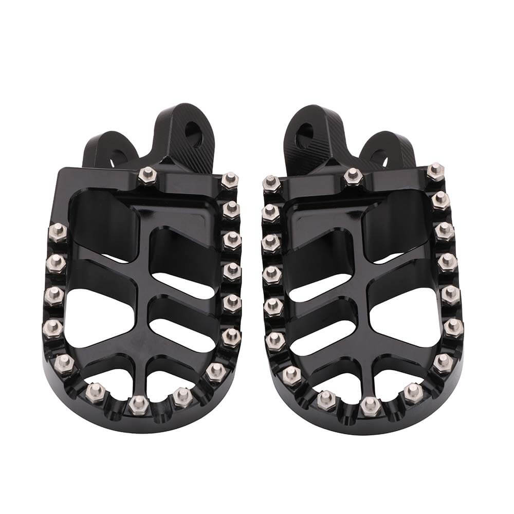 Aluminum dirt bike foot pegs corrosion resistant anodized finish
