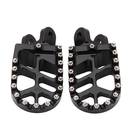 Aluminum dirt bike foot pegs corrosion resistant anodized finish