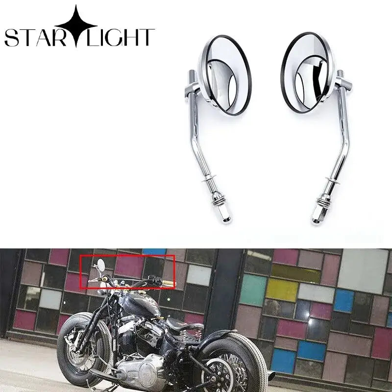 Aluminum motorcycle side mirrors for Harley Dyna