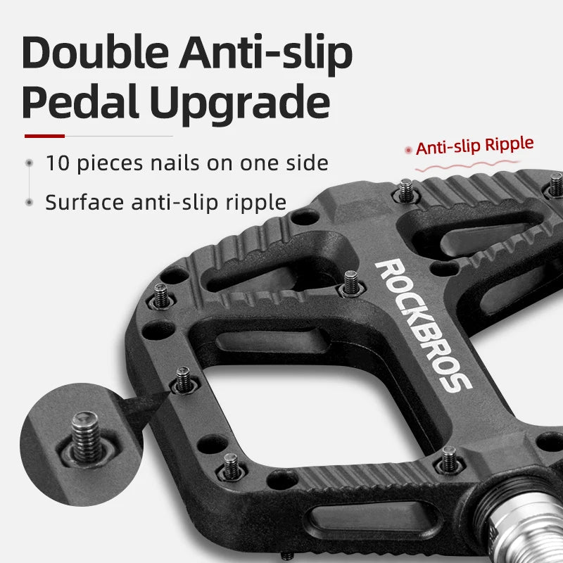 Anti-slip bicycle pedals for mountain bike and road bike riding