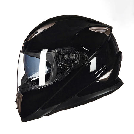 Anti fog double lens full face riding helmet