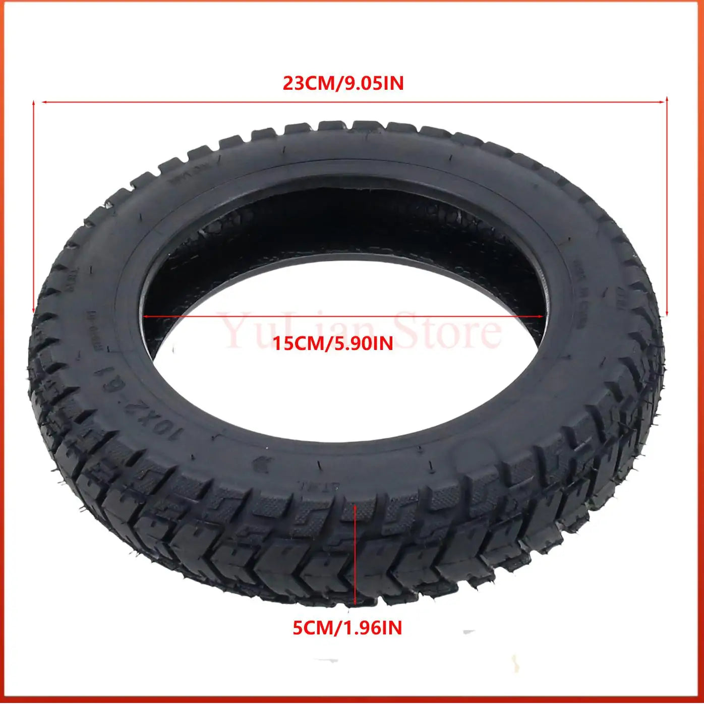 Anti slip 10 inch tyre for scooter and off road vehicles