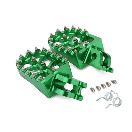 Anti slip dirt bike foot pegs for muddy and rainy riding conditions