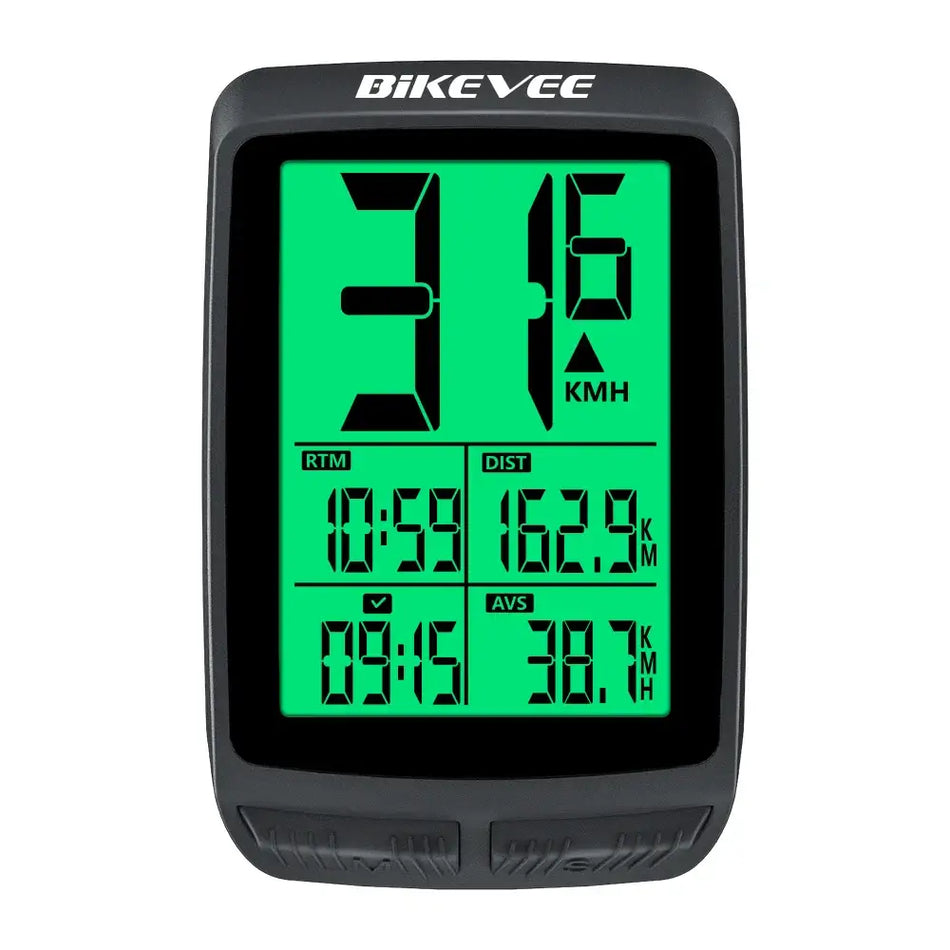 BKV-1503 wireless bike computer with 2.2 inch vibrant color LCD display