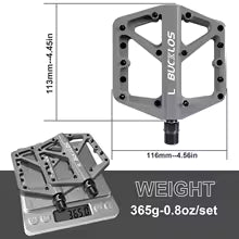 BUCKLOS cycling pedals durable nylon construction