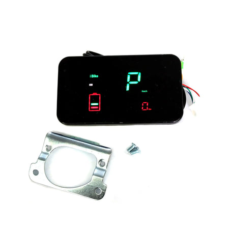 Backlit LCD Dashboard for Day and Night Riding Visibility