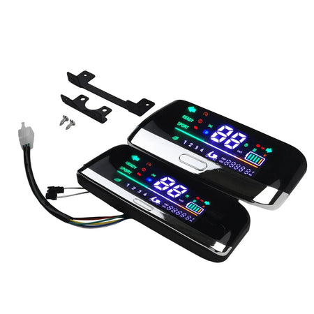 Backlit LCD screen for night riding on e-bikes