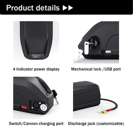 Bafang BBS01 compatible battery