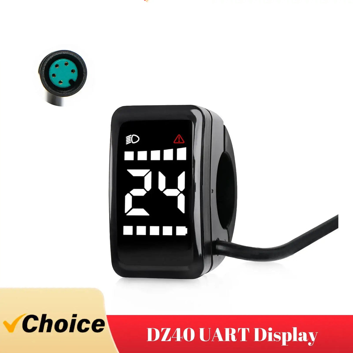 Bafang DZ40 mini intelligent LCD display for electric bikes.