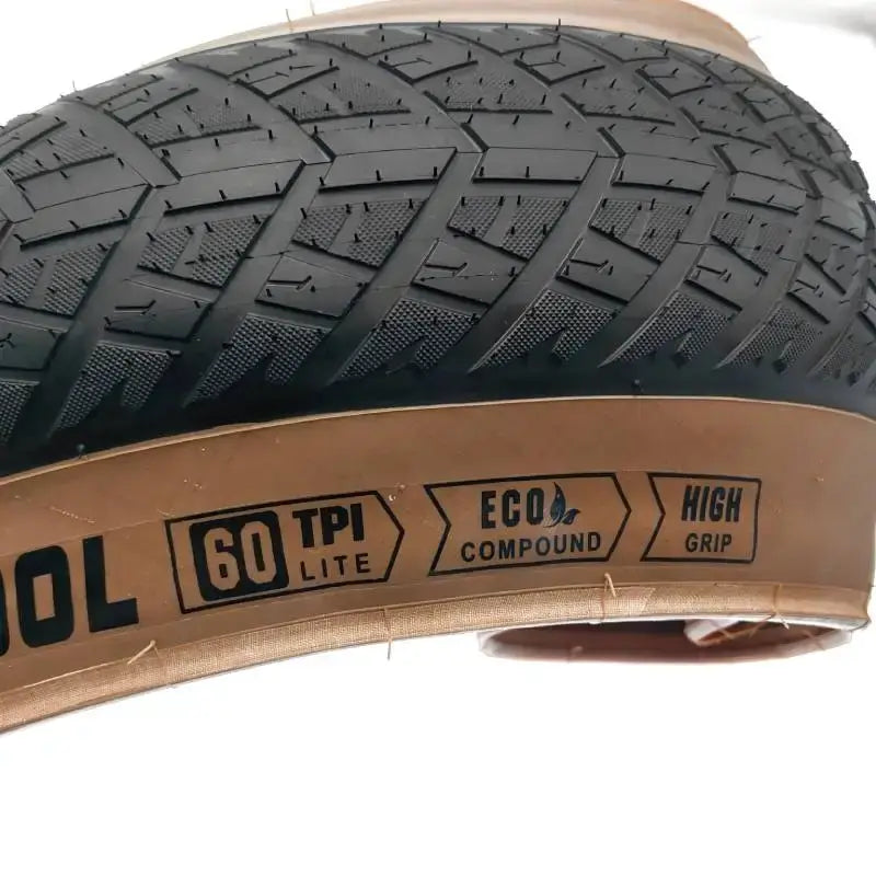 Beach bike tire black brown