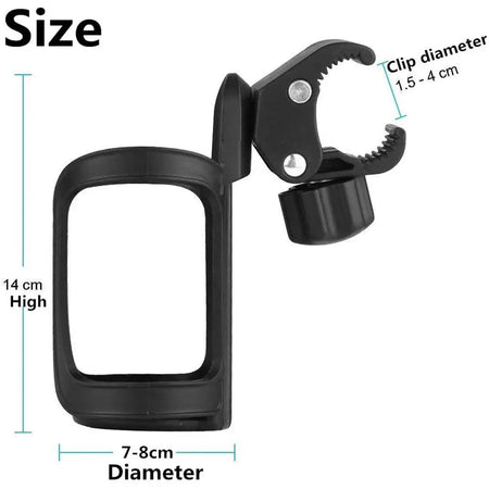   Anti-slip 360 Degree Rotation Baby Stroller Bicycle Bottle Holder