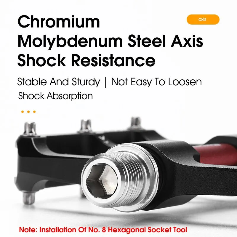   WEST BIKING CNC 3 Bearing Bicycle Pedals