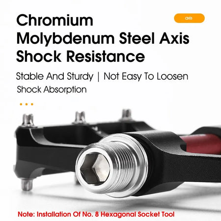   WEST BIKING CNC 3 Bearing Bicycle Pedals