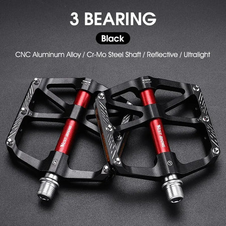   WEST BIKING CNC 3 Bearing Bicycle Pedals