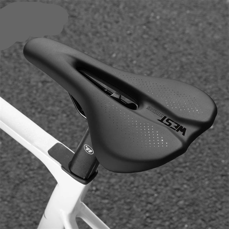   WEST BIKING Road Bicycle Seat 140mm Short Nose Saddle