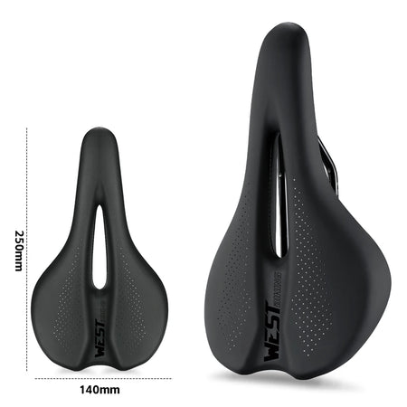   WEST BIKING Road Bicycle Seat 140mm Short Nose Saddle