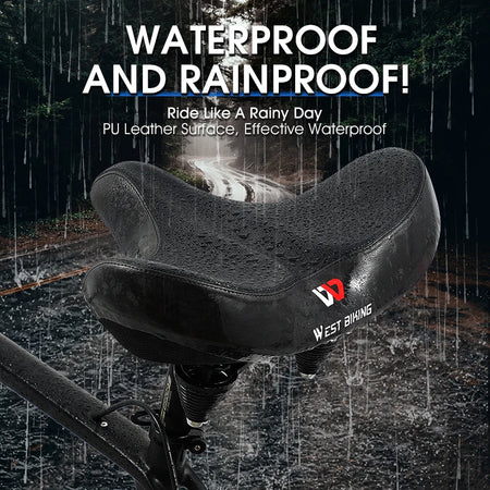   WEST BIKING Bicycle Saddle - Waterproof & Ergonomic