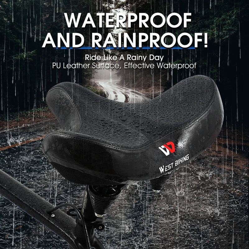   WEST BIKING Bicycle Saddle - Waterproof & Ergonomic