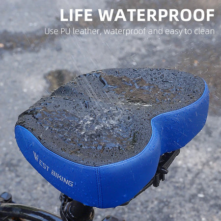   WEST BIKING Comfortable Bike Saddle