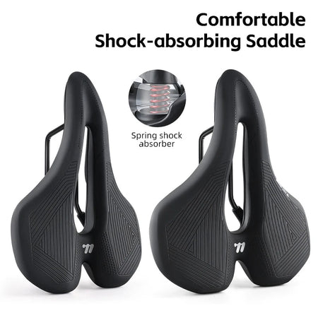   WEST BIKING Comfortable Shockproof Bike Saddle