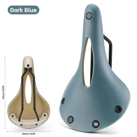   WEST BIKING Retro Style Bicycle Saddle for Road and MTB