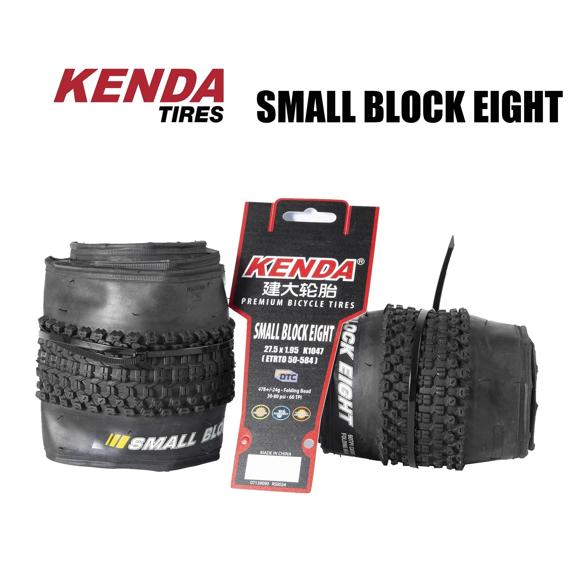   KENDA Original SMALL BLOCK EIGHT Foldable Tire