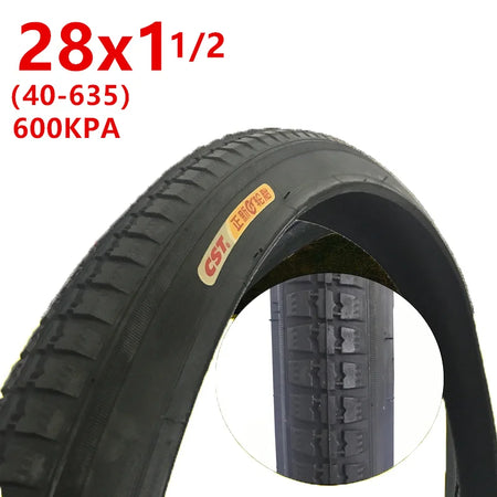   28 Inch Bike Tire - 28x1 1/2 Old Style Bicycle Tire
