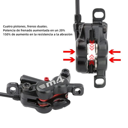 Bicycle hydraulic brake set 800mm 1400mm options