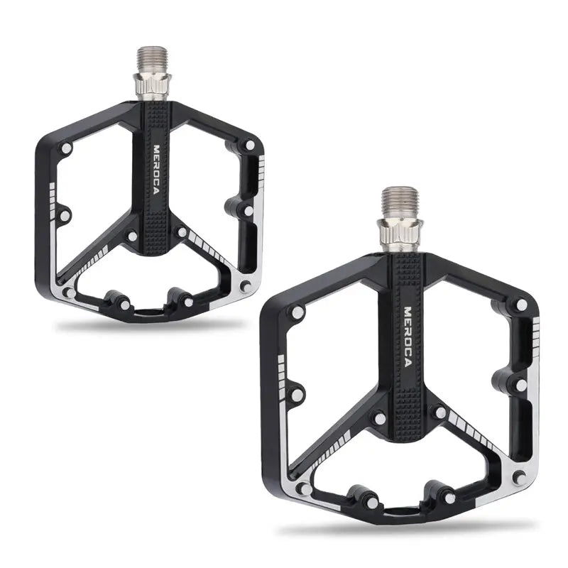 Bicycle pedals with sealed DU bearings for MTB and road bikes