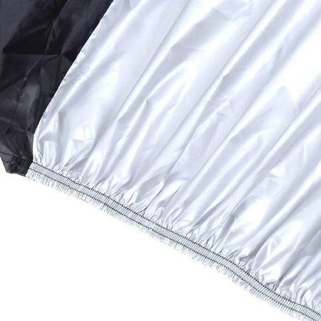 Bike cover with lock hole design
