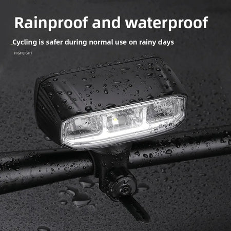 Bike light with large capacity battery