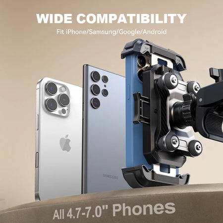 Bike phone holder 360 degree rotatable mount