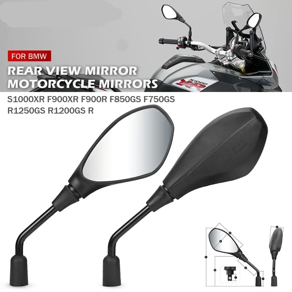Black ABS and metal side mirror for BMW S1000XR