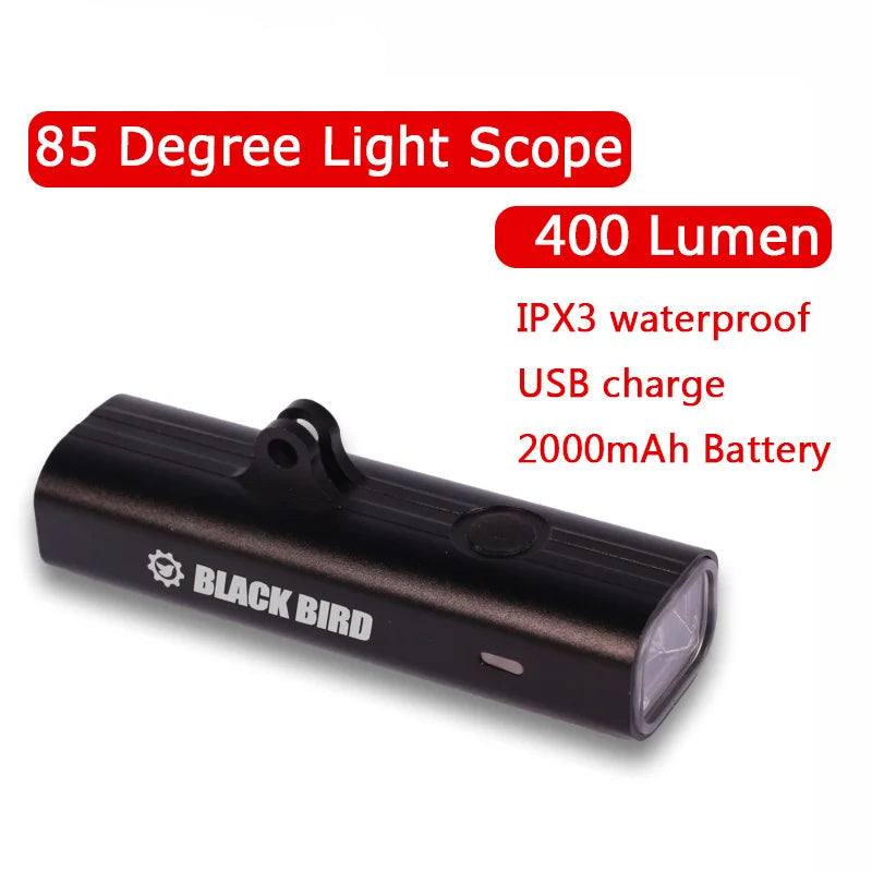 Blackbird bike light 400 lumens front headlight