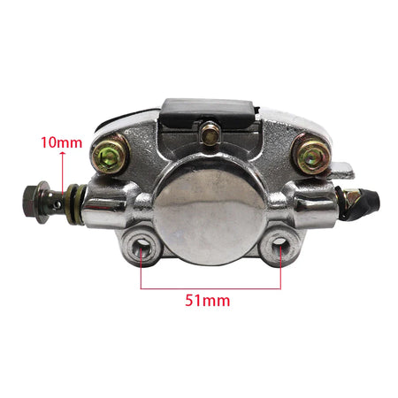   Rear Disc Brake Pump Assembly with Large Dinosaur Caliper for ATV GY6 Off-Road Big Bull (Left Side)
