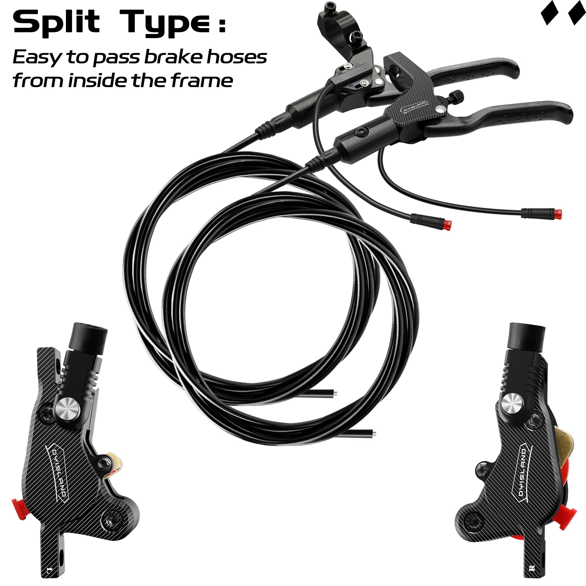   DYISLAND LD210 Electric Scooter Hydraulic Disc Brake