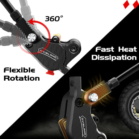   DYISLAND LD210 Electric Scooter Hydraulic Disc Brake