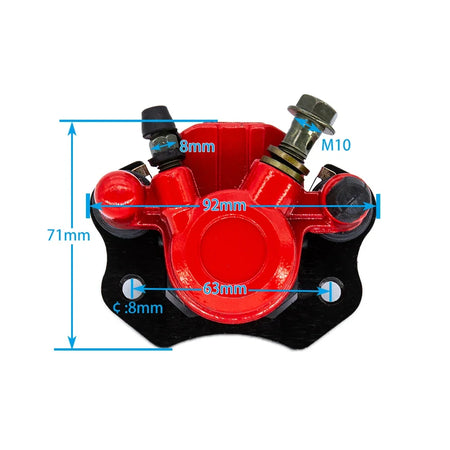   ATV Rear Disc Brakes Calipers Clamp Lower Pump