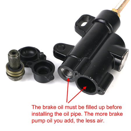   Universal Motorcycle Rear Brake Pump Hydraulic Master Cylinder