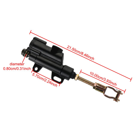  Universal Motorcycle Rear Brake Pump Hydraulic Master Cylinder