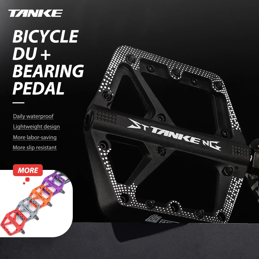   MTB Bike Nylon Pedal - Widen Non-slip DU+1 Bearing
