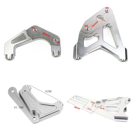   57mm Motorcycle Brake Disc Caliper Floating Rotor