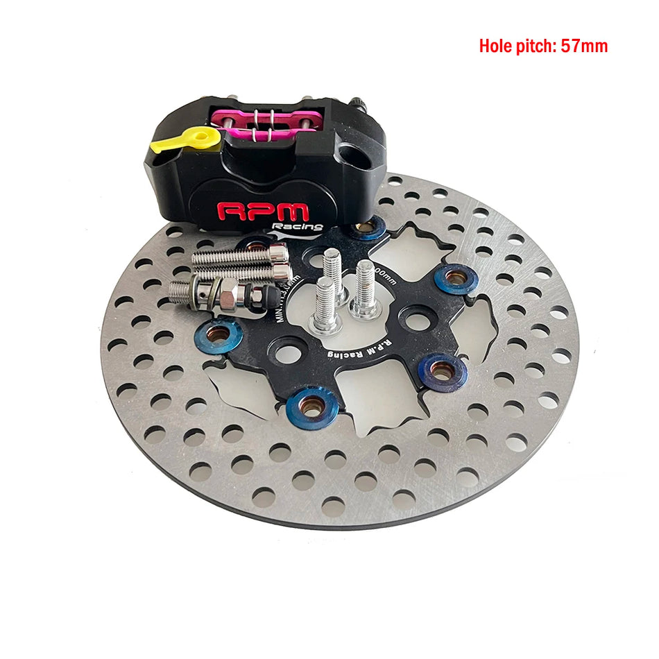   57mm Motorcycle Brake Disc Caliper Floating Rotor