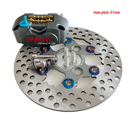   57mm Motorcycle Brake Disc Caliper Floating Rotor