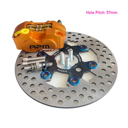   57mm Motorcycle Brake Disc Caliper Floating Rotor