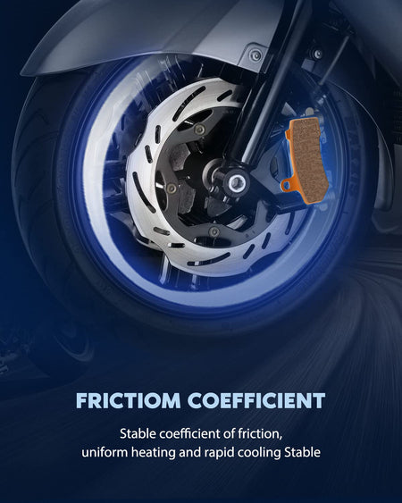   ECCPP Brake Pads for FLHTCU Ultra Classic Electra Glide & FLHR Road King 2008-2022