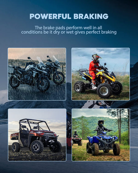   ECCPP Brake Pads for FLHTCU Ultra Classic Electra Glide & FLHR Road King 2008-2022