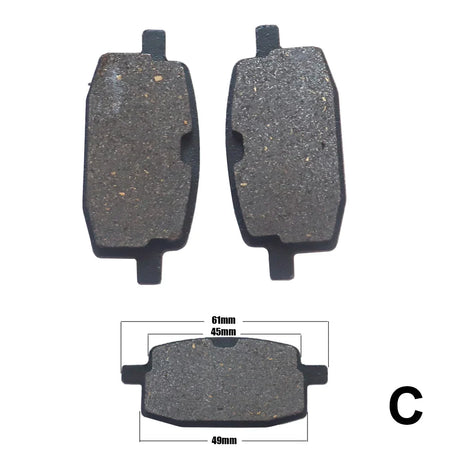   18-Type Hydraulic Brake Pads Set for Chinese Gas Bikes, Dirt Bikes, Taotao, Razor, T-Pro, Viper, Honda, Surron, Tektro, TRP & More