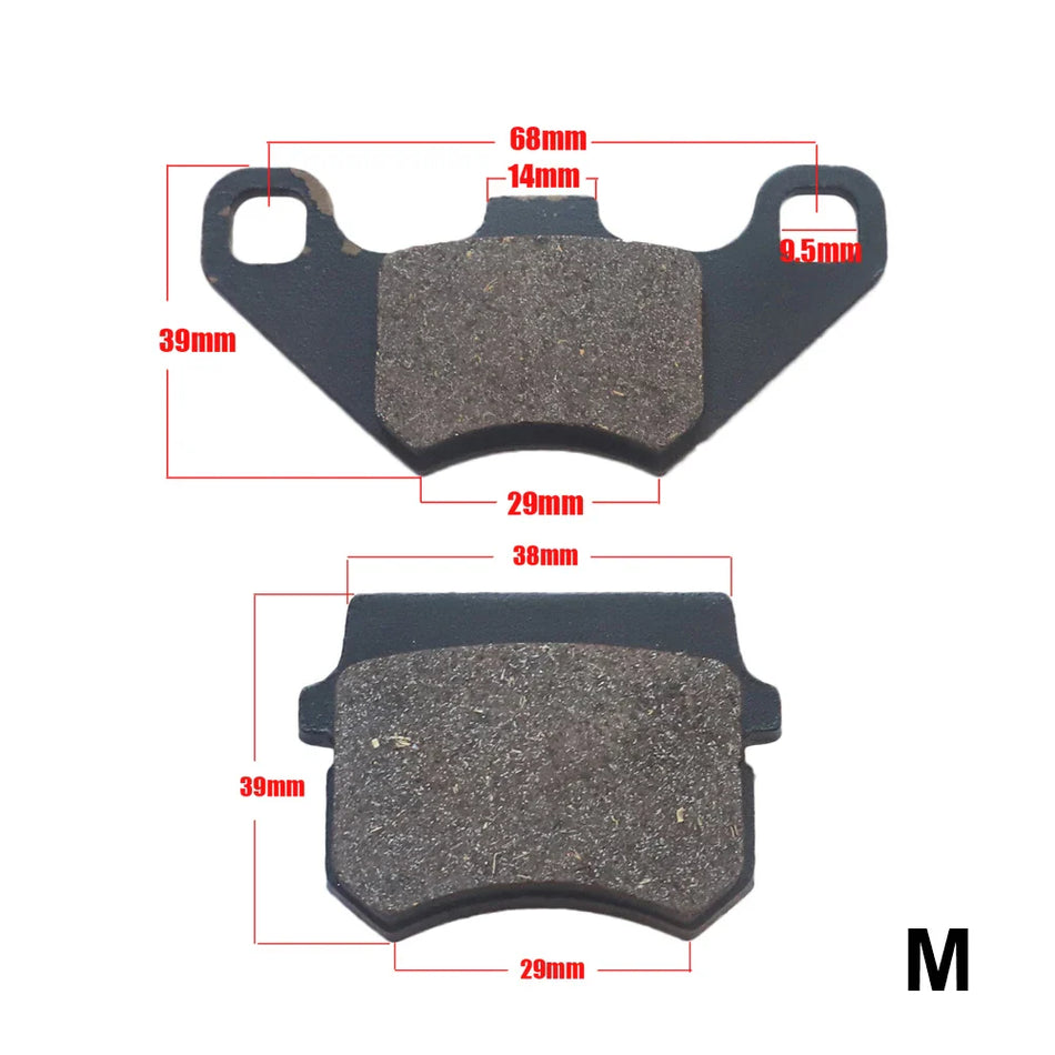   18-Type Hydraulic Brake Pads Set for Chinese Gas Bikes, Dirt Bikes, Taotao, Razor, T-Pro, Viper, Honda, Surron, Tektro, TRP & More
